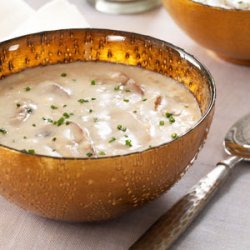 Golden Gouda Mushroom Soup