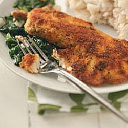 Tilapia with Spinach for Two