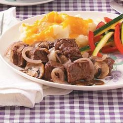 Braised Beef with Mushrooms