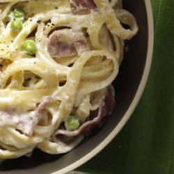 Peas & Pasta Carbonara