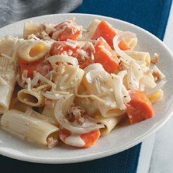 Rigatoni with Roasted Sweet Potatoes