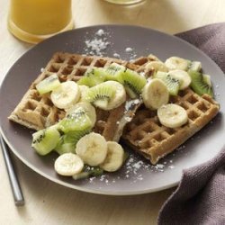 Cardamom Sour Cream Waffles