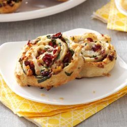 Cranberry Brie Pinwheels