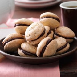 Pistachio Chocolate Macarons