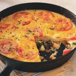 Garden Cheddar Frittata