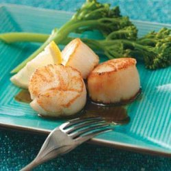 Scallops with Citrus Glaze