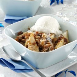 Fresh Pear Ginger Crisp