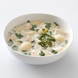 Chicken Gnocchi Pesto Soup