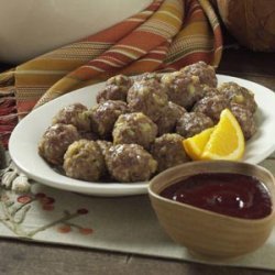 Meatballs with Cranberry Sauce