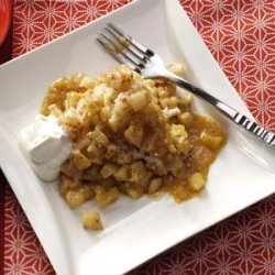 Slow Cooker Apple Pudding Cake