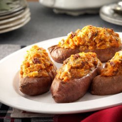 Apple & Pecan Stuffed Sweet Potatoes