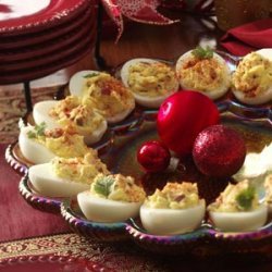 Deviled Eggs with Bacon