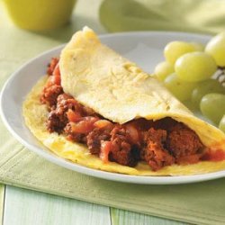 Chorizo Salsa Omelet