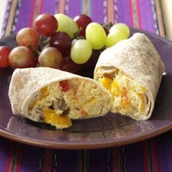 Sausage & Salsa Breakfast Burritos