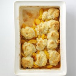 Spiced Peach Cobbler