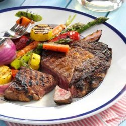 Caribbean Grilled Ribeyes