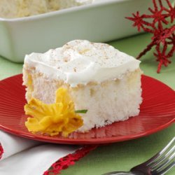 Eggnog Tres Leches Cake