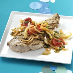 Swordfish with Fennel and Tomatoes