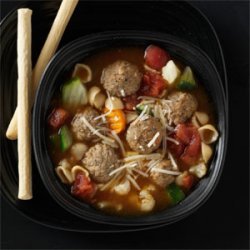 Vegetable Meatball Soup