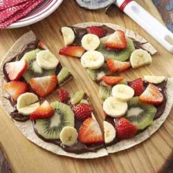 Chocolate-Hazelnut Fruit Pizza