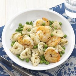 Shrimp Tortellini Pasta Toss