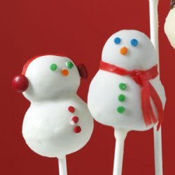 Snowman Cake Pops