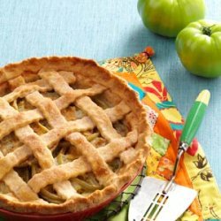 Green Tomato Lattice Pie