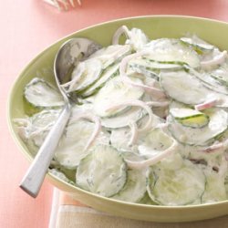 Creamy Dilled Cucumber Salad