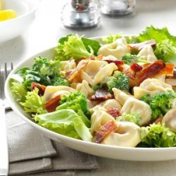 Lemony Tortellini Bacon Salad