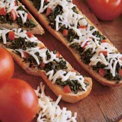 Spinach Garlic Bread