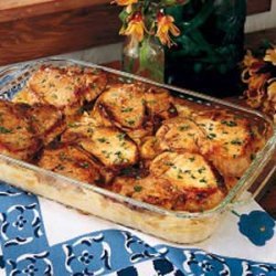 Pork Chops with Scalloped Potatoes