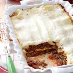 Lasagna with White Sauce