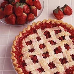 Rhubarb/Strawberry Pie