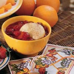 Cherry-Peach Dumplings