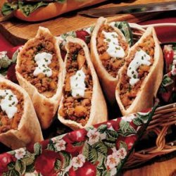 Picadillo in Pita Bread