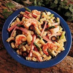 Hot Asparagus Pasta Salad