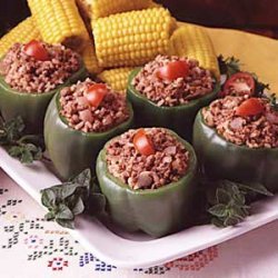 Brown Rice Stuffed Peppers