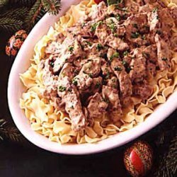 Red River Beef Stroganoff