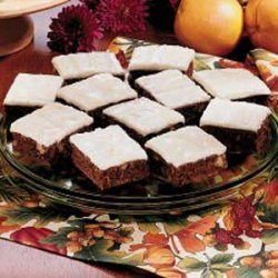 Glazed Orange Date Squares