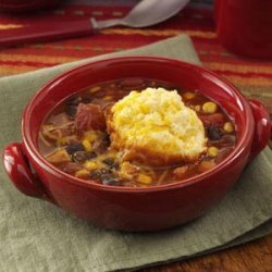 Southwestern Turkey Dumpling Soup