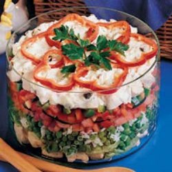 Layered Chicken Salad