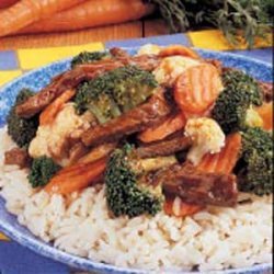 Stir-Fried Steak and Veggies