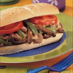 Mushroom Steak Hoagies