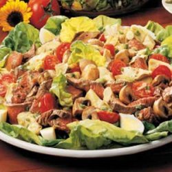 Artichoke Steak Salad