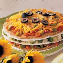 Vegetable Tortilla Stack