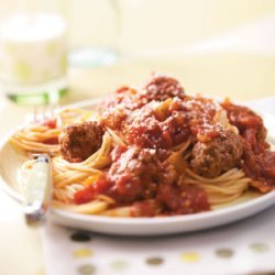 Slow-Cooked Spaghetti and Meatballs