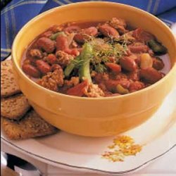 Slow-Cooked Chunky Chili