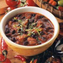 Bold Bean and Pork Chili