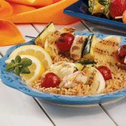 Lemon Chicken Skewers