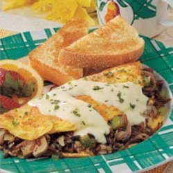 Wild Rice Mushroom Omelet